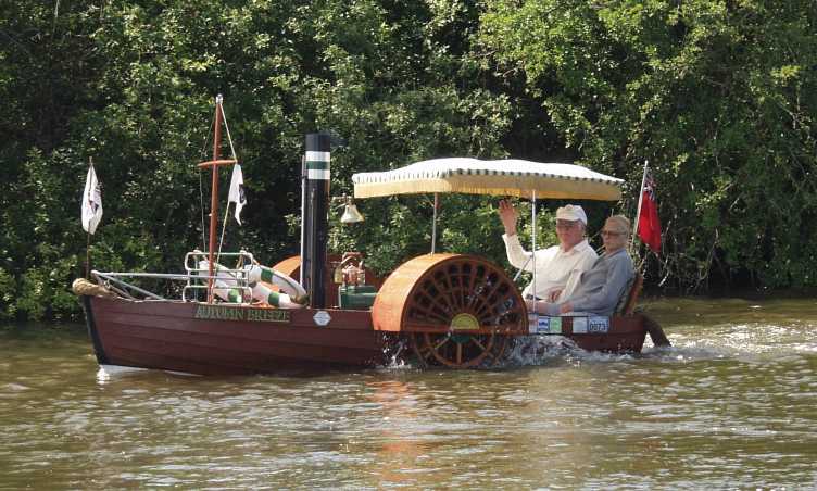 Is this smallest Paddle Steamer you have ever seen?