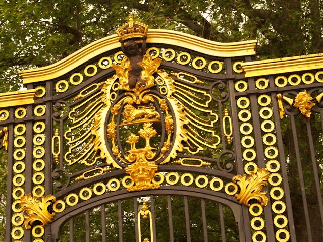 The Royal Crown on the gates to St. James's Park